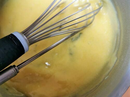 crémeux yuzu basilic cuisson
