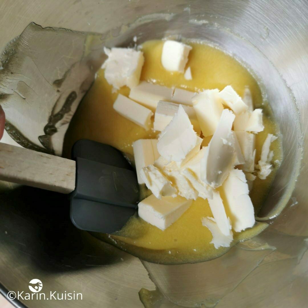 crémeux yuzu basilic beurre ajouter