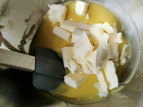 crémeux yuzu basilic beurre ajouter