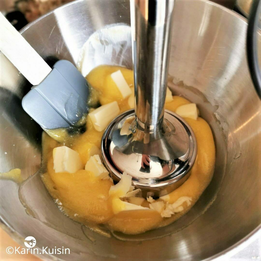 crémeux yuzu basilic beurre mixer