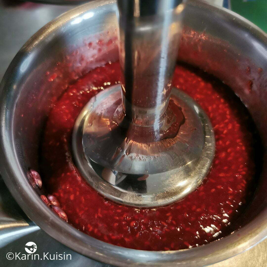confit framboise mixer