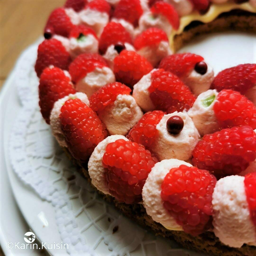 tarte framboise yuzu basilic final