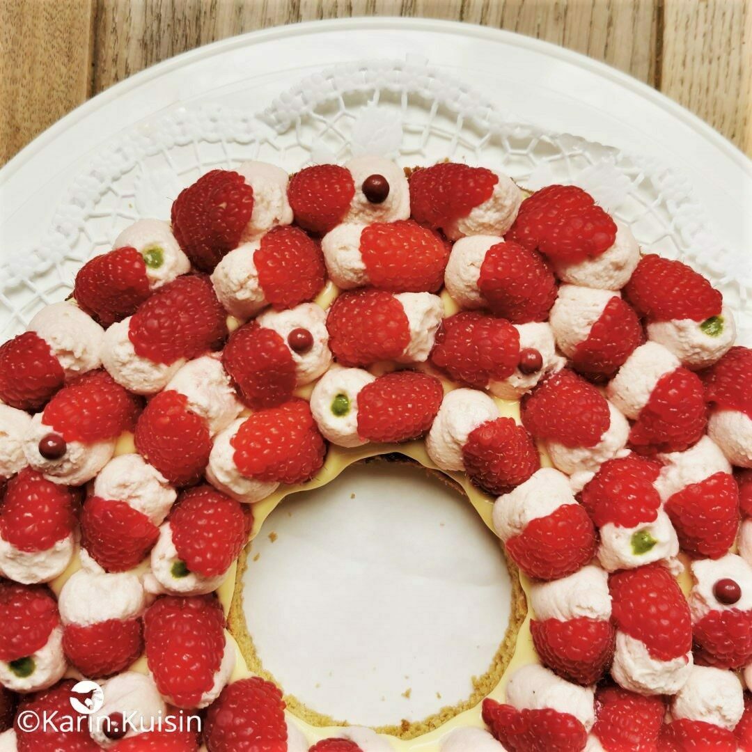 tarte framboise yuzu basilic final