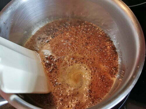 caramel balsamique cuisson