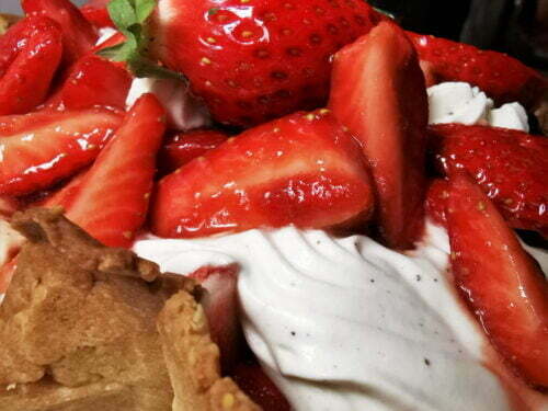 tarte créative fraise caramel balsamique