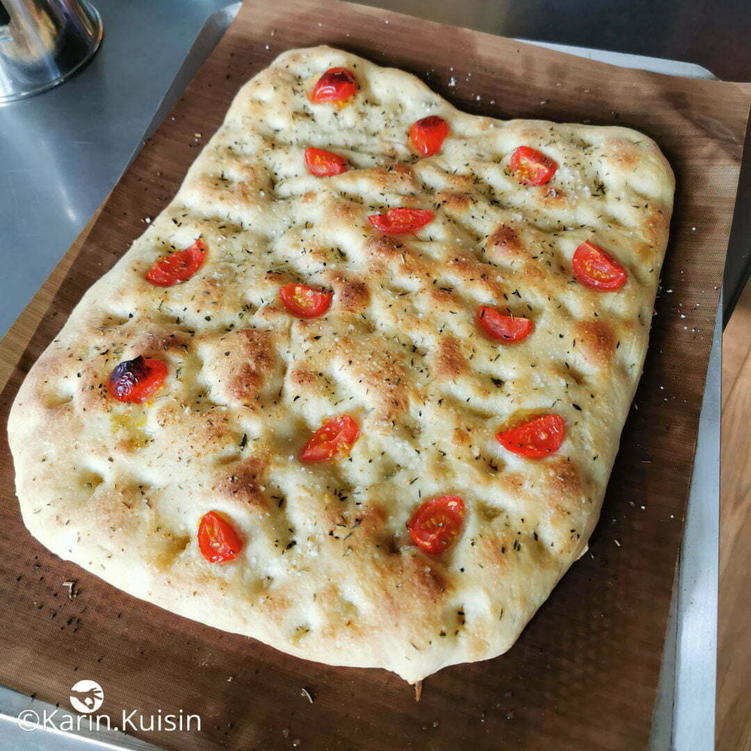 focaccia cuisson