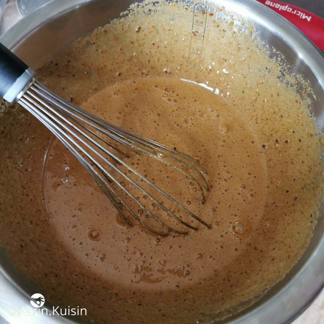 sucre oeuf mélanger