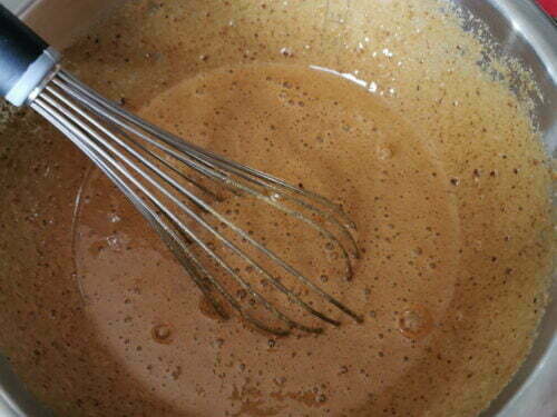 sucre oeuf mélanger