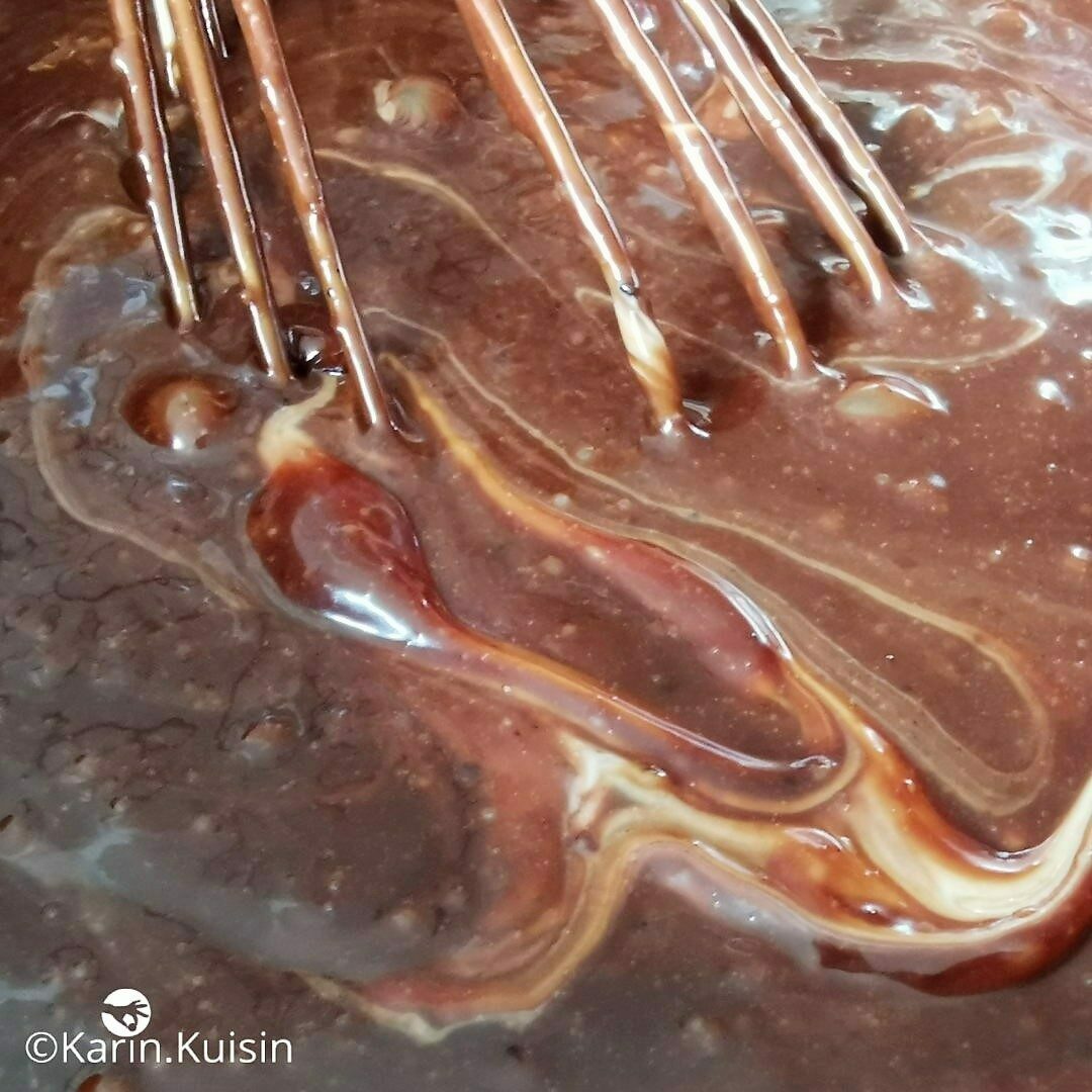 appareil brownie crème fraîche ajouter