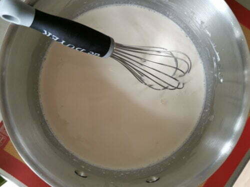 crème lait gélatine reposer
