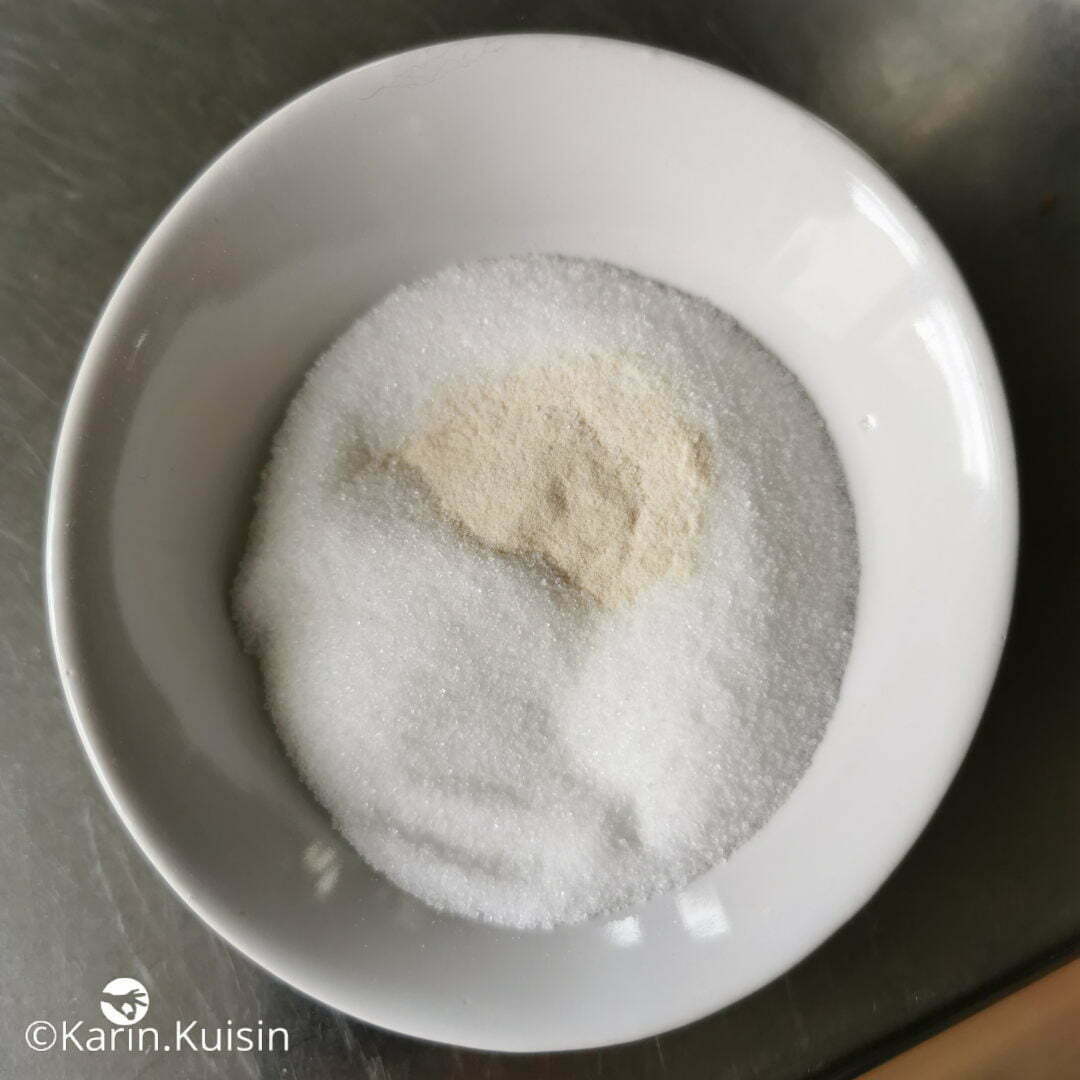 sucre pectine mélanger