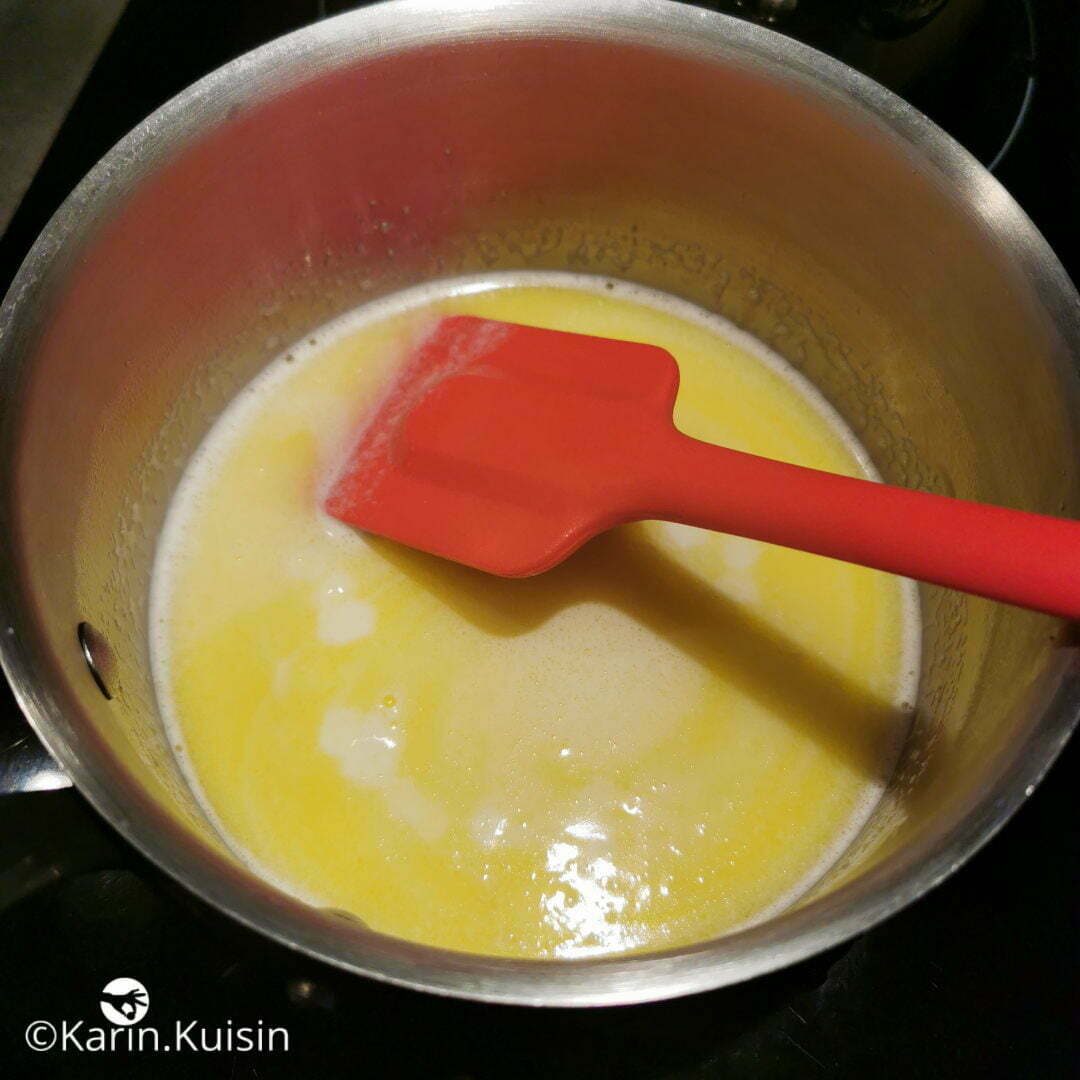 lait beurre sucre sel fondre