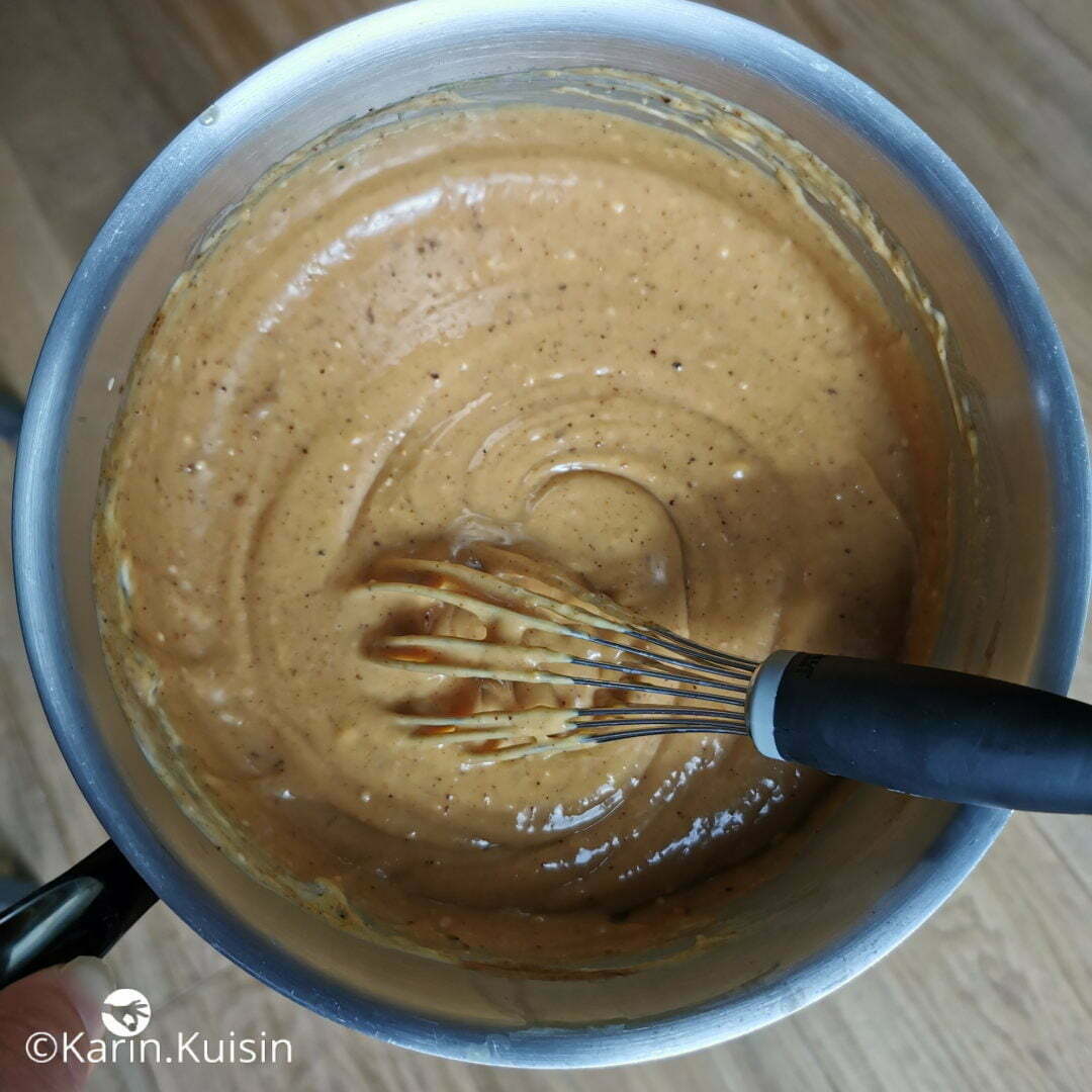 pâtissière praliné mélanger