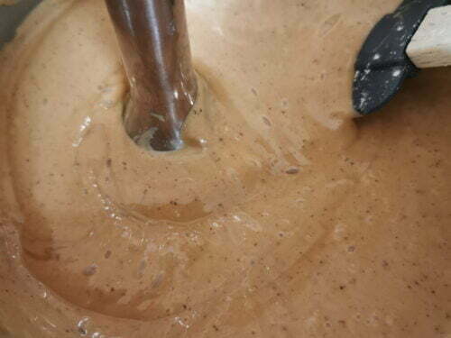 crème praliné mixer
