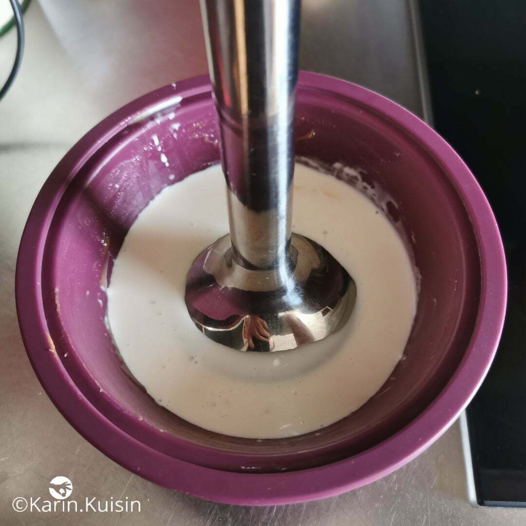 ganache montée dulcey mixer