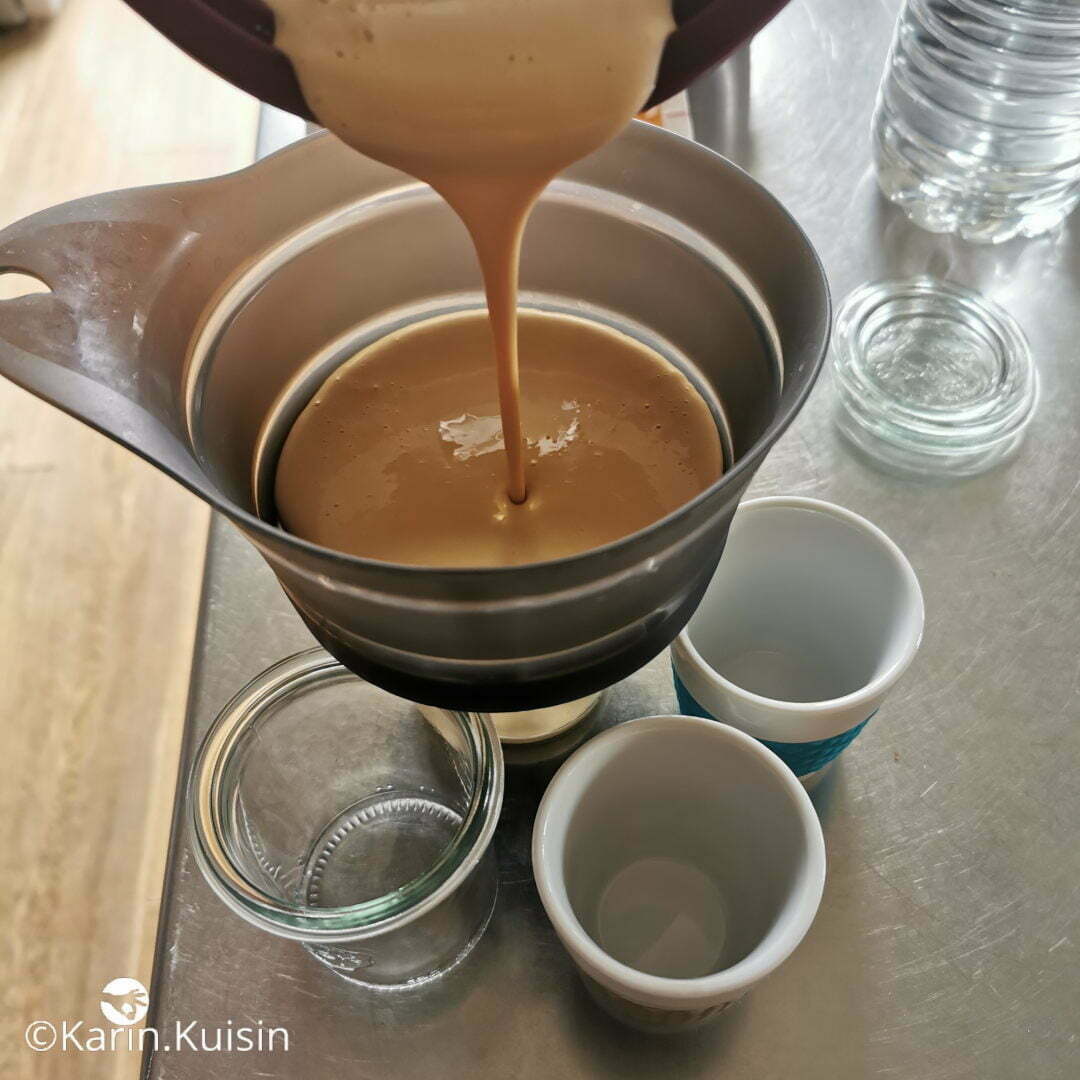 panna cotta filtrer