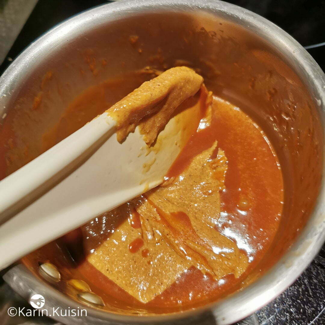 caramel crème praliné ajouter