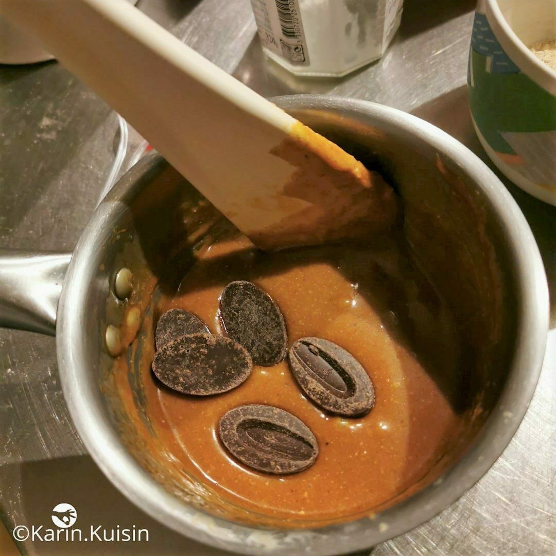 caramel praliné choclat ajouter