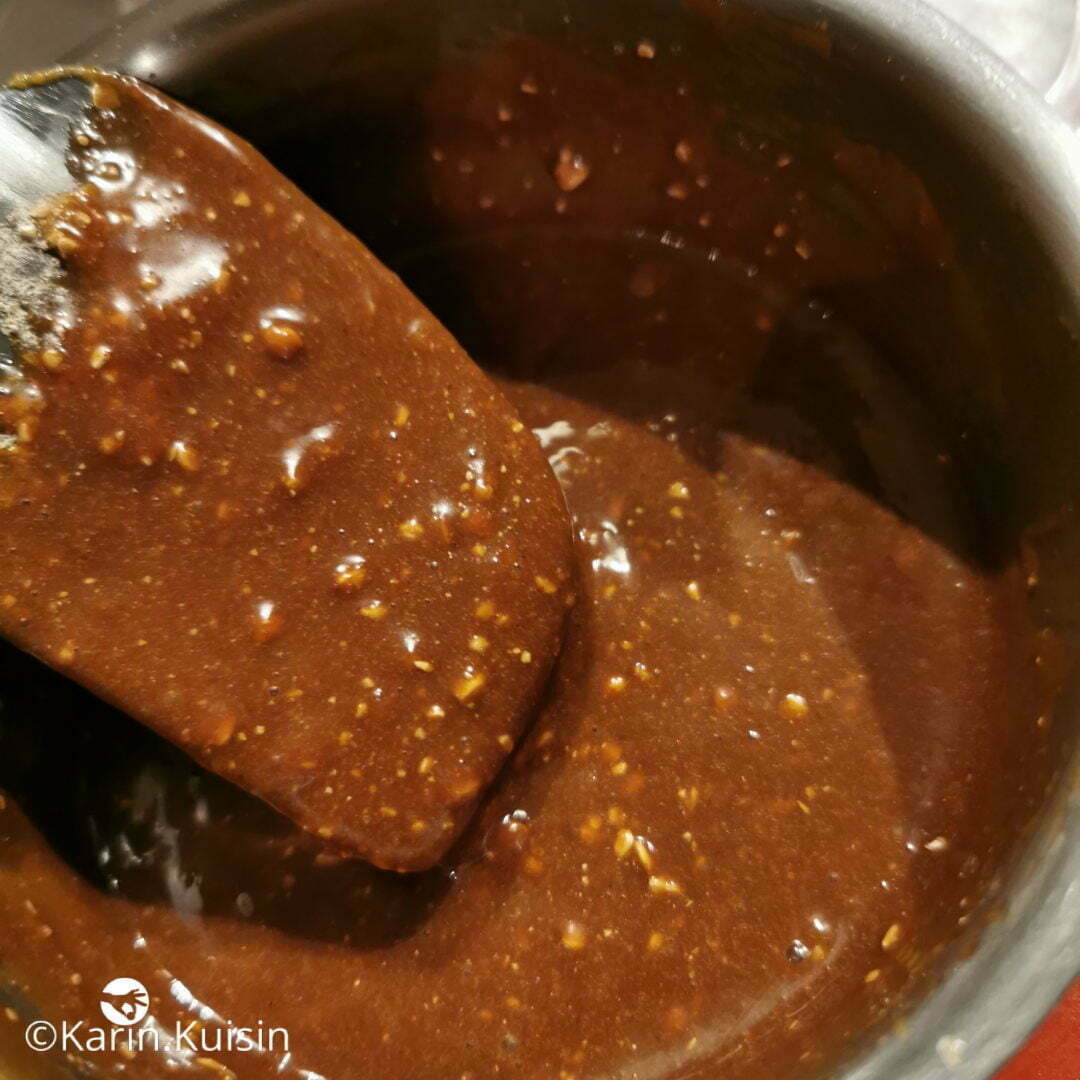 caramel praliné chocolat sarrasin ajouter