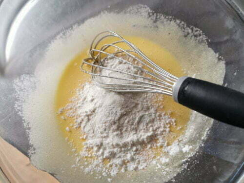oeuf sucre fécule ajouter