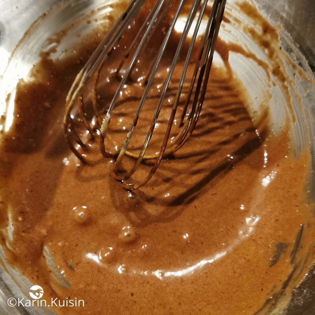 appareil gâteau chocolat doux