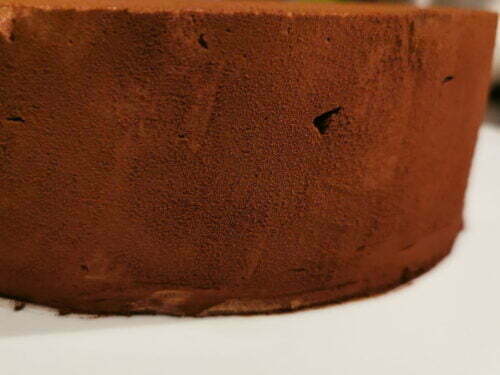 cacao gâteau saupoudrer