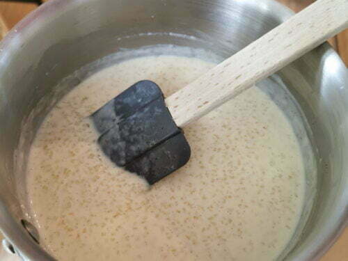 tapioca cuisson