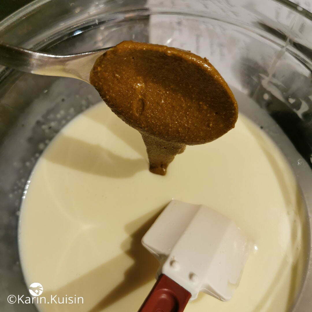 ganache praliné verser