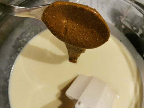 ganache praliné verser
