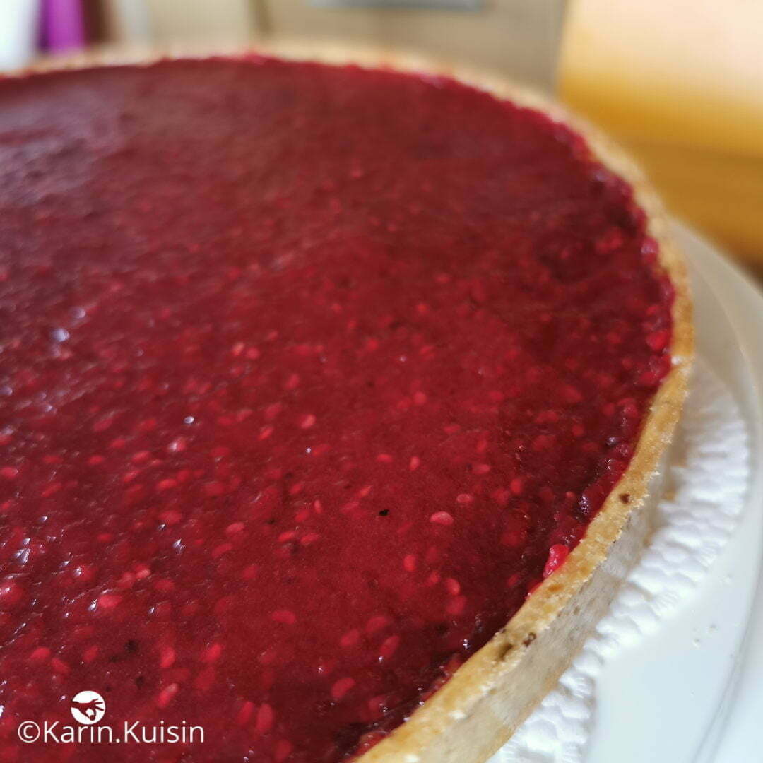 confit framboise tarte étaler