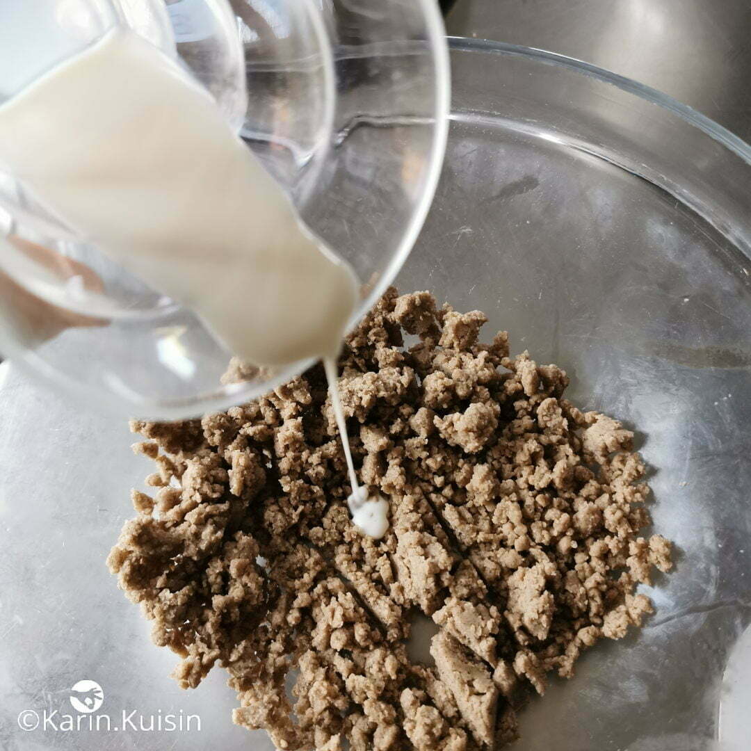 pâte sarrasin crème verser
