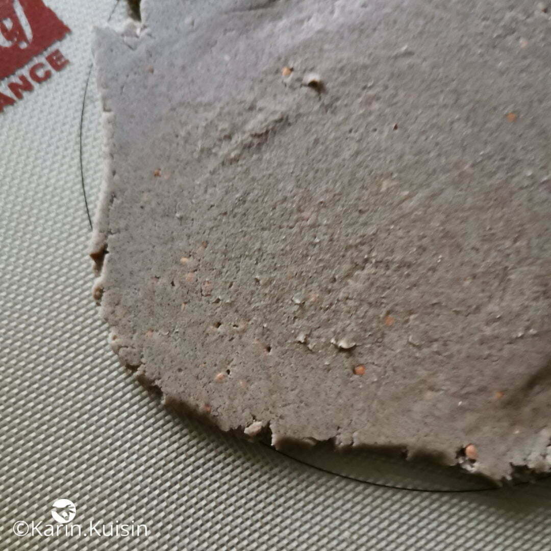 pâte sablé sarrasin étaler