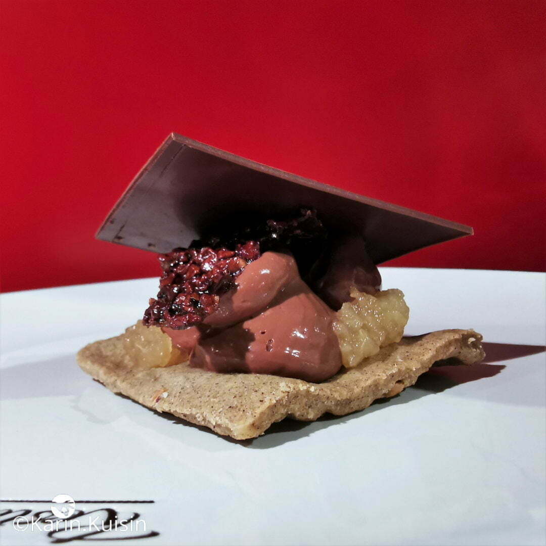 tartelette raisonnée poire chocolat final Frédéric Bau