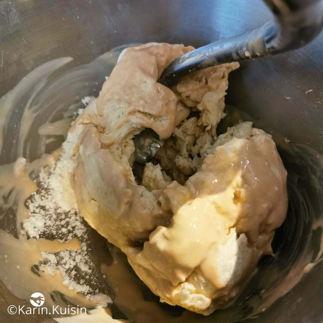 pâte muffin pétrir