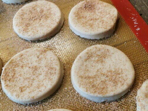 muffin anglais son saupoudrer
