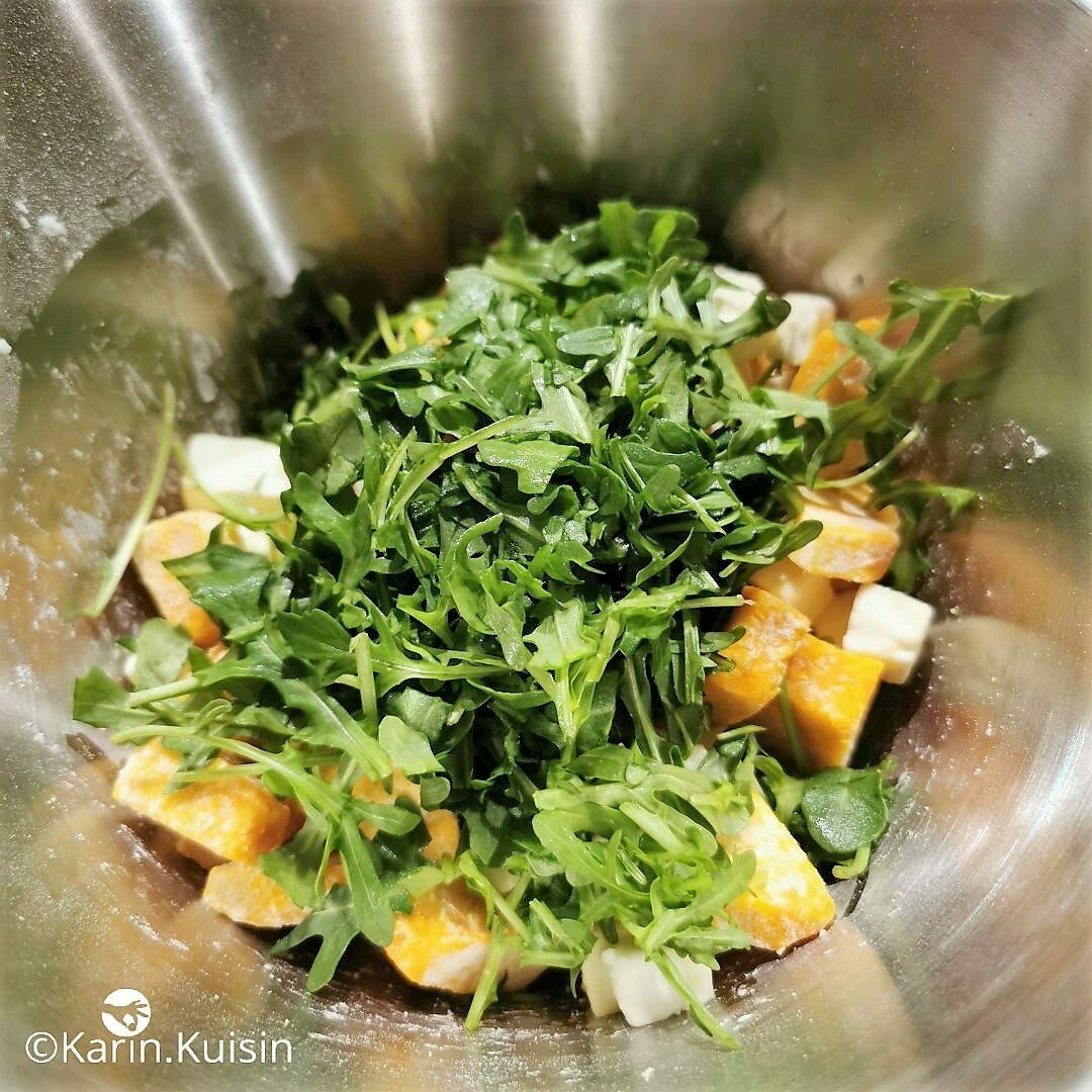 potimarron feta roquette ajouter