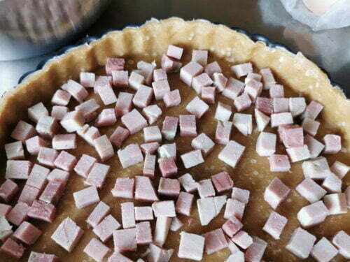 quiche jambon ajouter