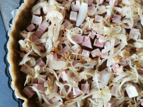 quiche jambon oignon ajouter