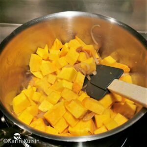 oignon courge ajouter