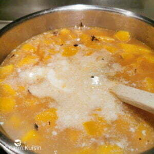 oignon courge lait coco ajouter