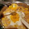 oignon courge lait coco curcuma verser