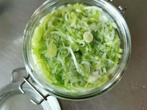 poireaux fermentation