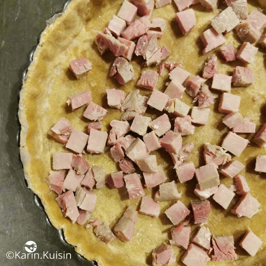 pâte jambon dés ajouter