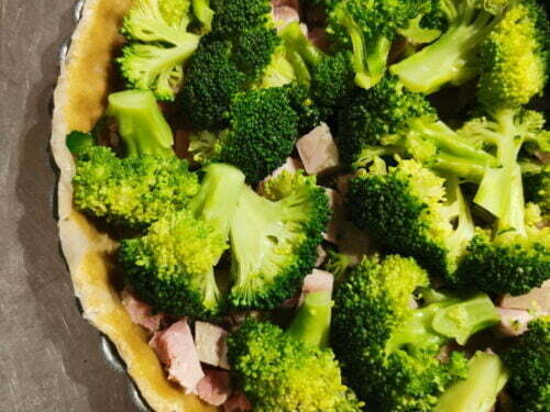 quiche jambon brocolis ajouter