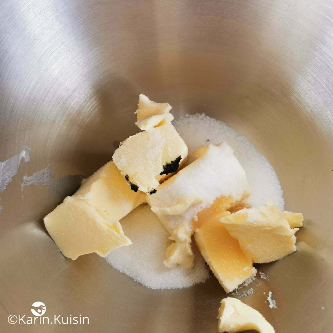 beurre sucre vanille peser