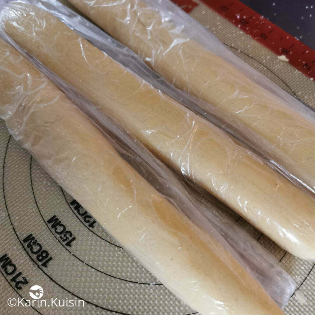 pâte biscuit vanille filmer