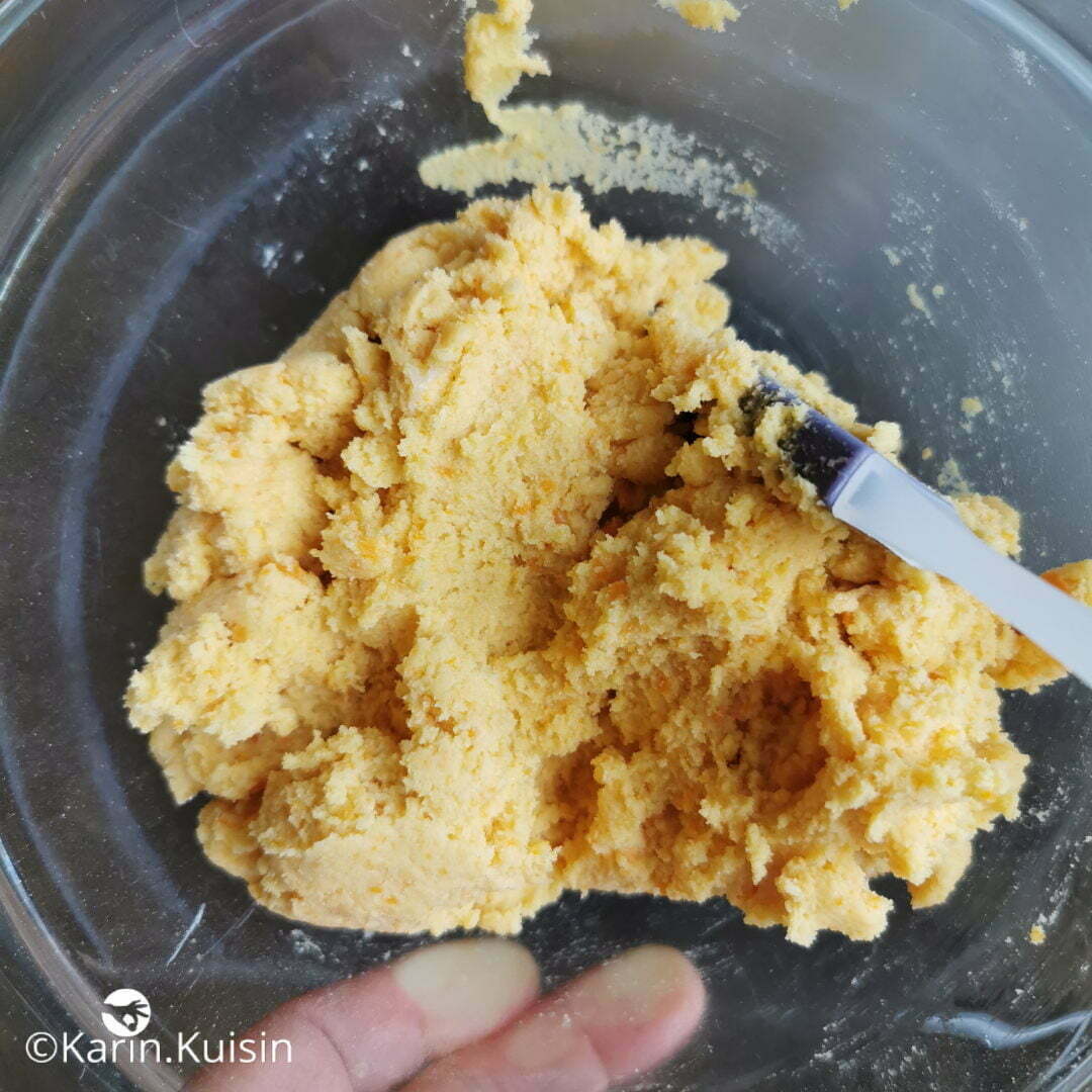 pâte cookie carotte