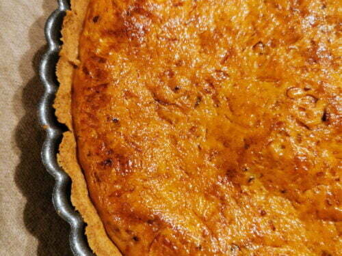 quiche poireau fermenté