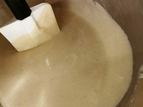 crème marron mélanger