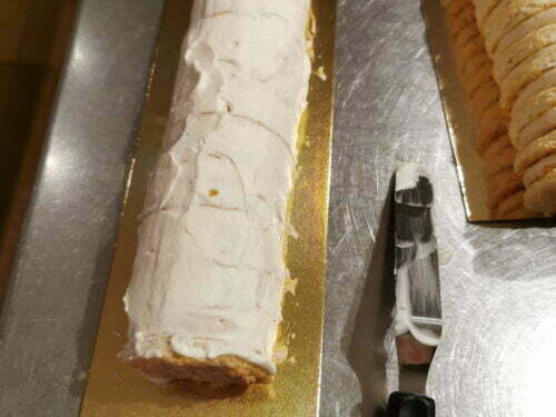 buche montage chantilly lisser